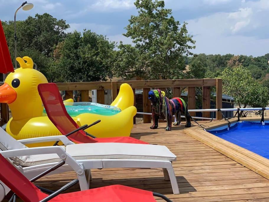 Gite A La Ferme Avec Jacuzzi Et Piscine Chauffee Saint-Felix-de-Tournegat Extérieur photo